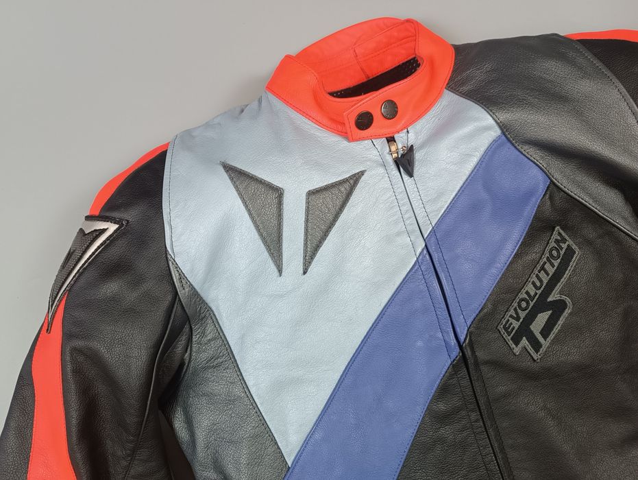 Кожаная винтажная мотокуртка Dainese Evolution TS (L) - отличное состояние!