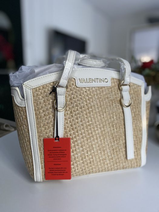 Velentino słomkowa shopperka