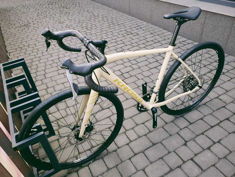 Kross Esker 1.0, beżowy, rozm L (21"), gravel, shimano claris, -26%
