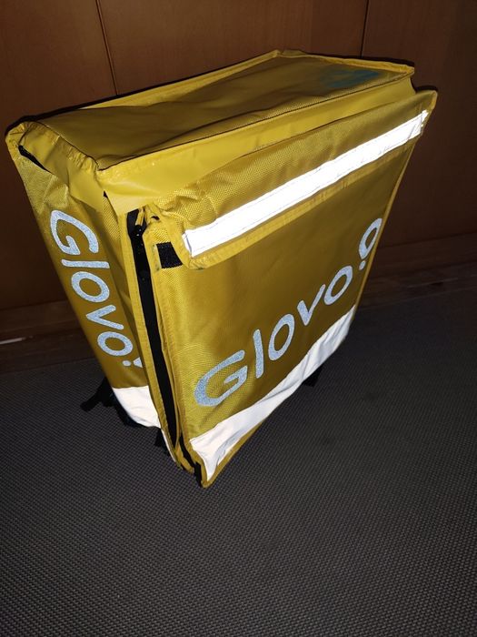 Mochila Glovo XXL impermeável expansível