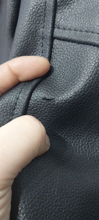 Kurtka skórzana ramoneska gruba