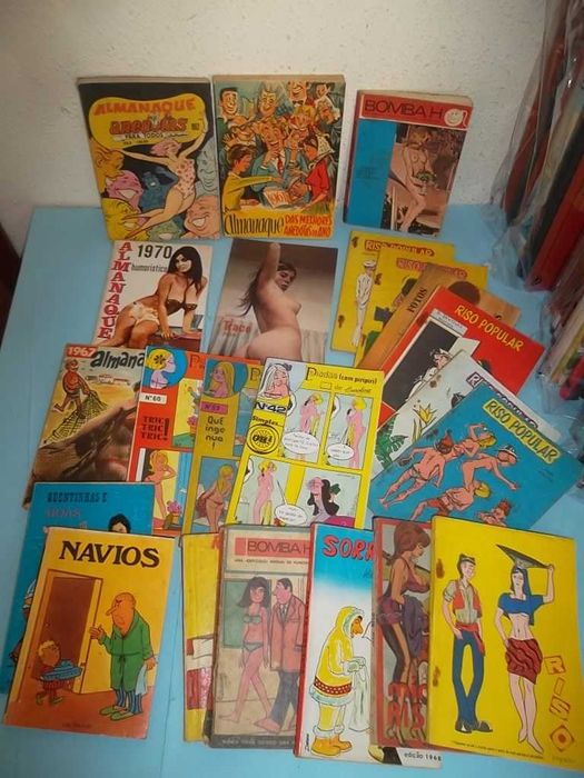 162 Livros de Bolso de Humor Picante e Cartoon anos 50/60/70