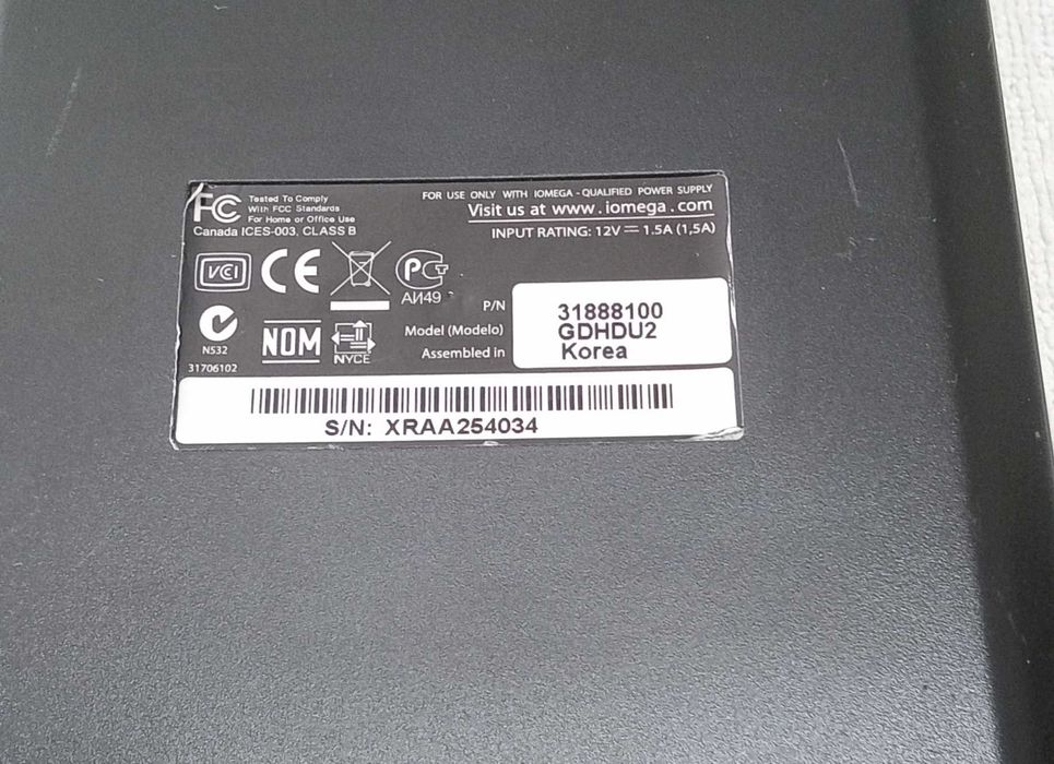 Disco Externo Iomega 1TB