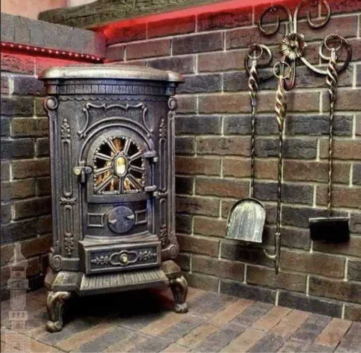 ХІТ СЕЗОНУ‼️ЧАВУННА ПІЧ-КАМІН "Koza" Ingrid Ambra 9 кВт Золото-мідна