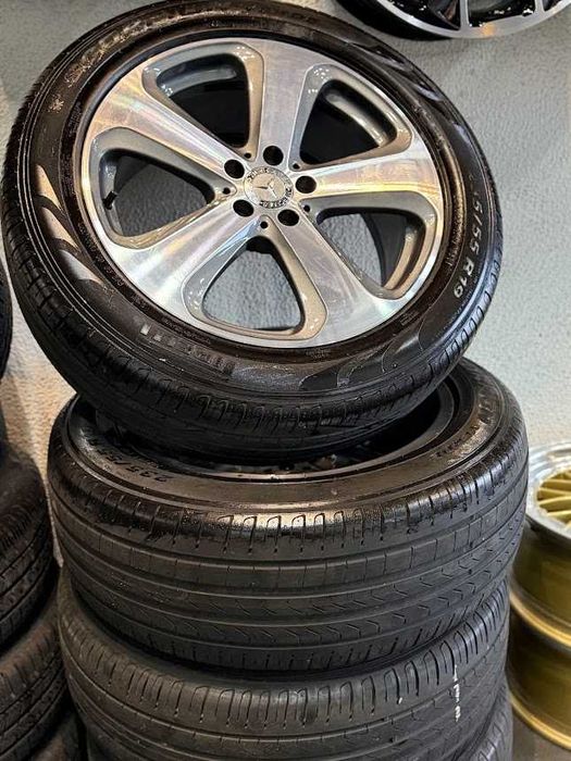JANTES 19 5X112 MERCEDES GLC ORIGINAIS com PNEUS
