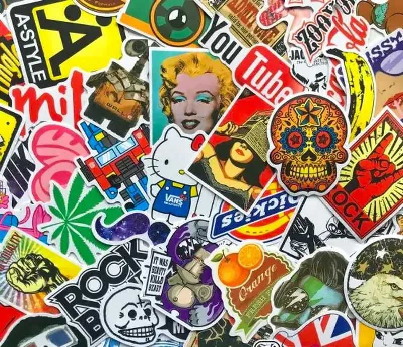 Стікерпак “Рандомні стікери ”. Набір 10 шт Топові