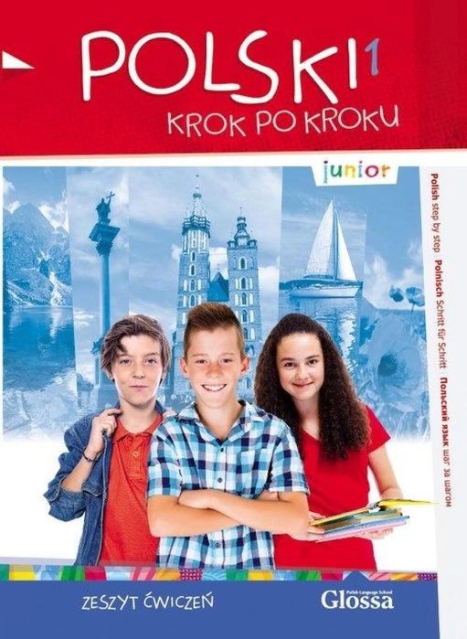 Polski krok po kroku. Junior 1. Zeszyt ćwiczeń A1 Polish-courses.com
