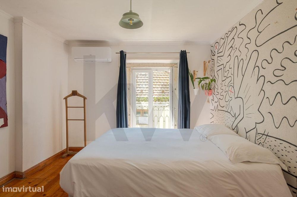 Um apartamento no coração de Lisboa. Dois espaços bonitos e independen