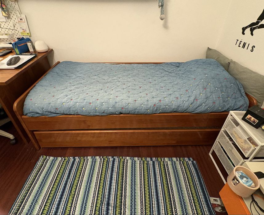 Cama individual de solteiro da marca CERNE