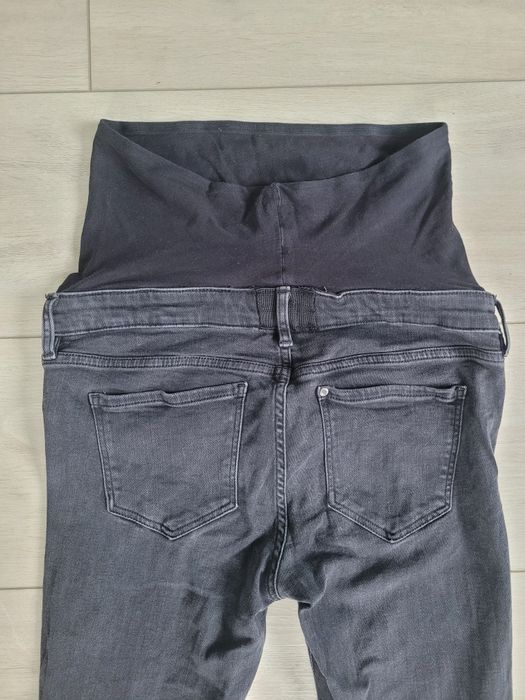Spodnie ciążowe czarne elastyczne H&M MAMA rozm. M