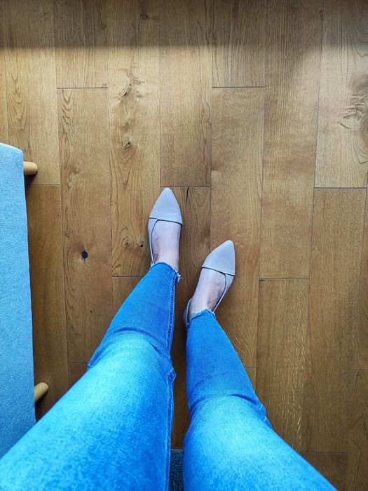 Beżowe baleriny z czubkiem 36 Jenny Fairy CCC