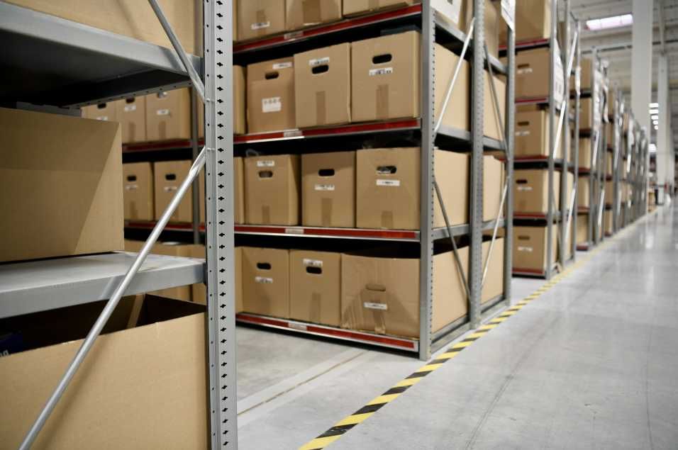 Regał magazynowy używany