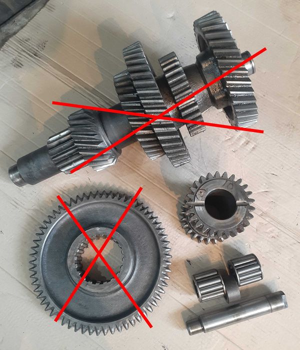 Блок шестерень першої задньої передачі в зборі ЯМЗ 236 238 первой задн