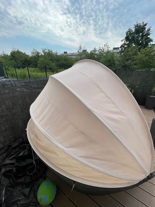 Leżanka ogrodowa XXL