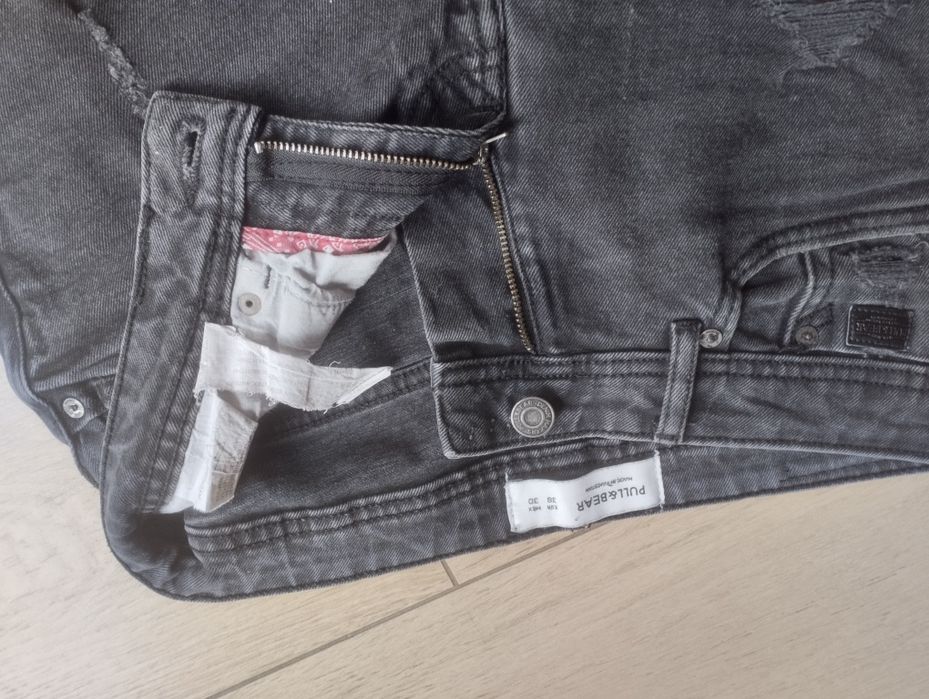 Pull and Bear spodenki szorty dżinsowe damskie t. 38 M