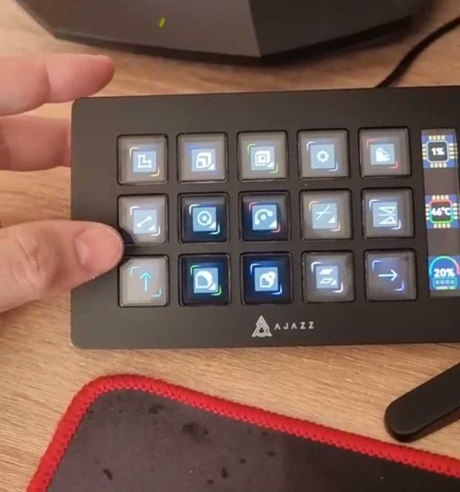 Ajazz AKP153 Стимдек стримдок стрімдек стрімдок stream deck dock