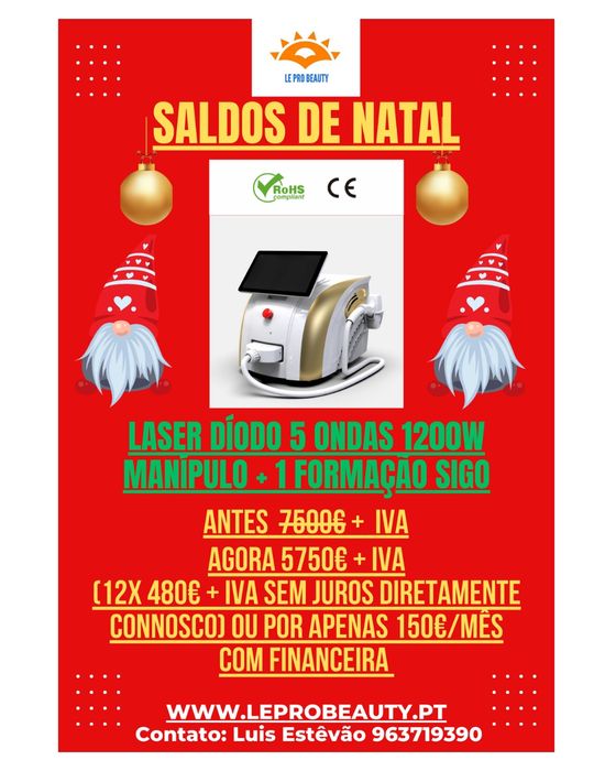 MEGA NOVIDADE Laser Diodo 5 Ondas +  garantia + Curso DGERT