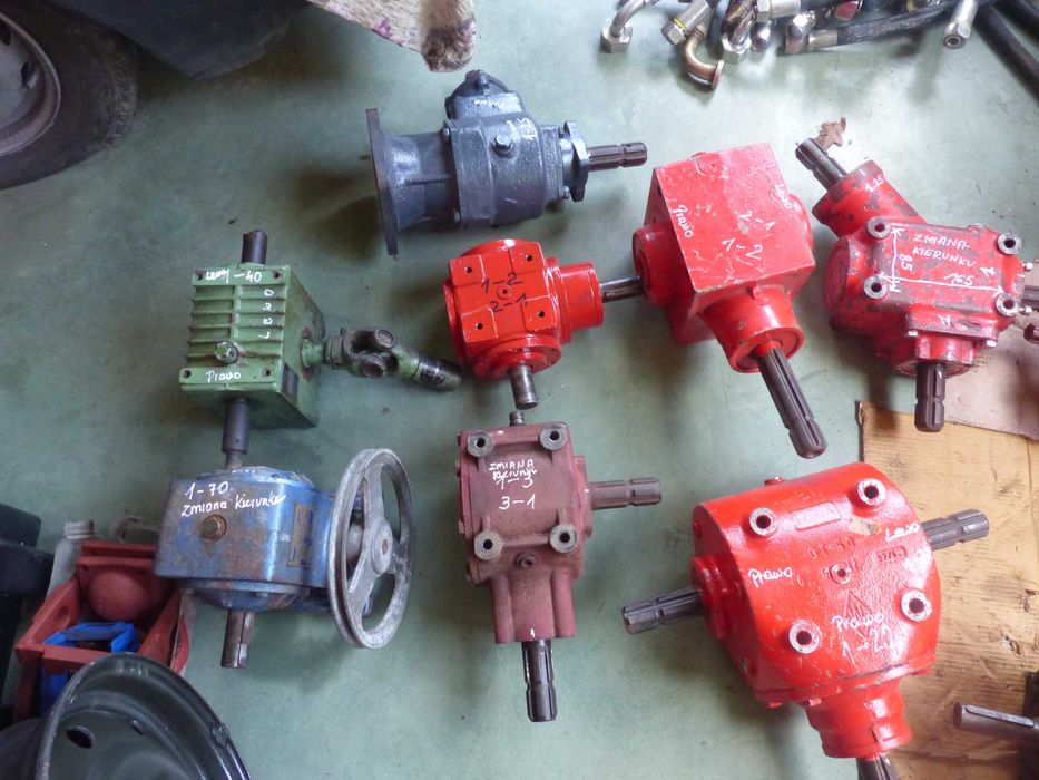 Przekładnia kątowa - prosta wałek wom zmiana obrotów