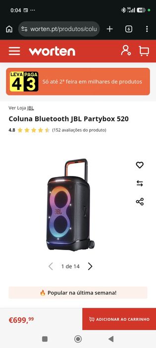 JBL Partybox 520