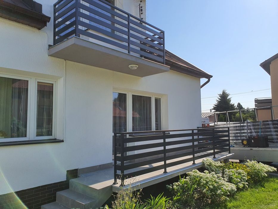 Balustrada 100x20 ocynk ogniowy malowany proszkowo