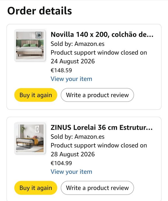 Cama com colchão