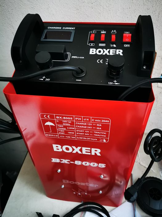 Prostownik samochodowy z rozruchem na kołach 12/24v 750A Ostrowiec Św.