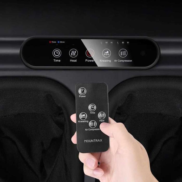 Masażer do stóp z kompresją powietrza funkcją ogrzewania Mountrax