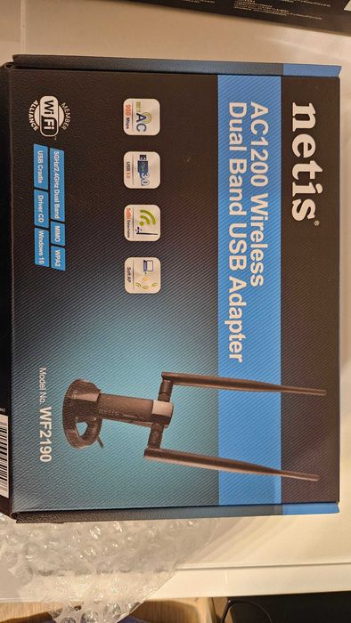 Netis  WF2190 AC1200 Wireless Dual Band USB Adapter Wi-Fi