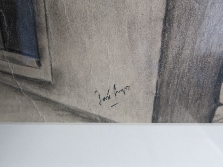 Quadro com pintura de Lisboa 73 cm