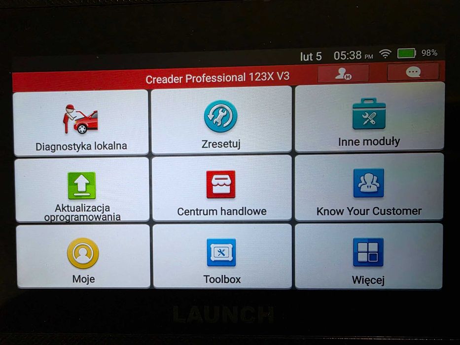 Wynajem Testera LAUNCH – DPF, Hamulce EPB, Wtryski, Olej