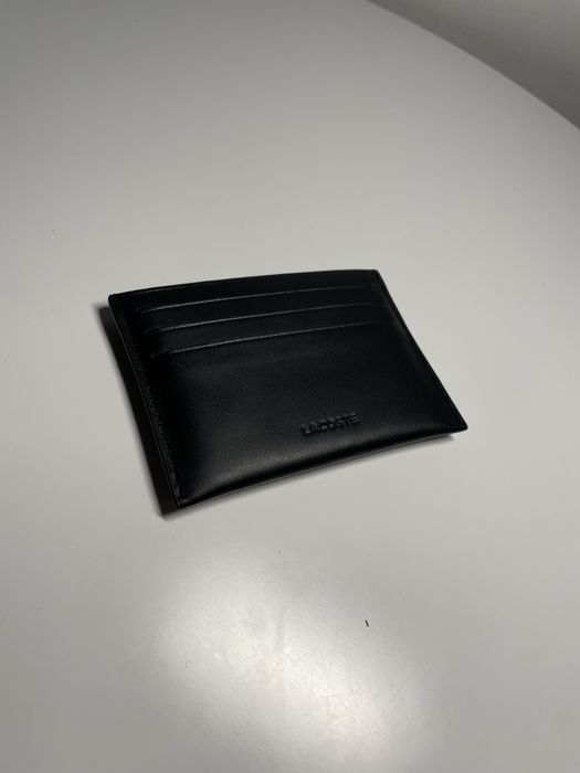 Cardholder Lacoste Noir Leather