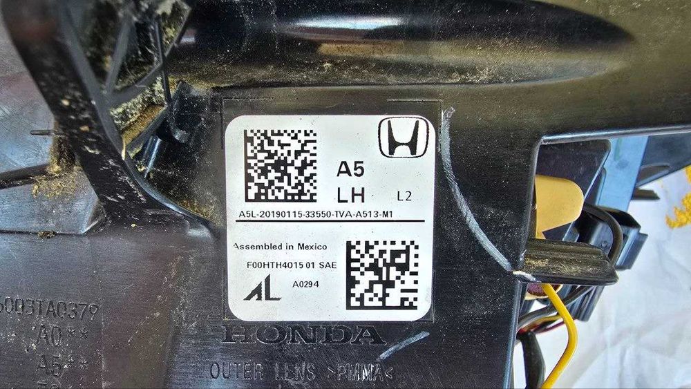 Ліхтар фонарь задня фара Honda Accord 10 2018-2022 комплект 4 шт з накладками