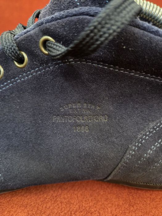 Pantofola d'Oro – Botins em Camurça Azul