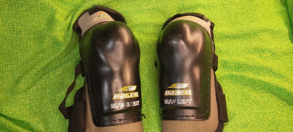 nałokietniki hokejowe ochraniacze Bauer roz M/ 160 do 180 cm