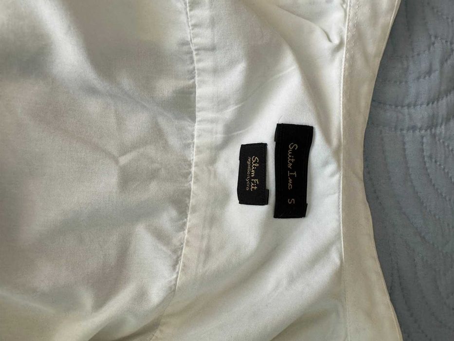 Camisa Suits Slim Fit Branca (S)