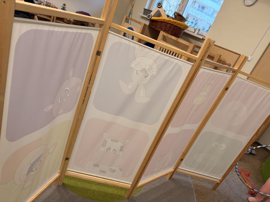 Parawan pokojowy zwierzątka