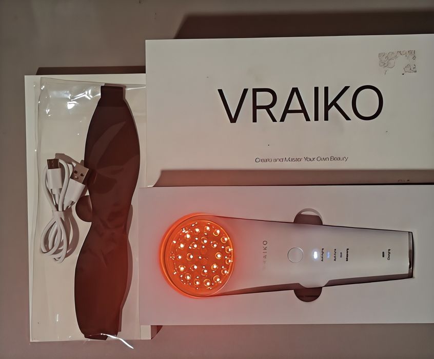 VRAIKO Urządzenie do Terapii światłem REDUKCJA ZMARSZCZEK