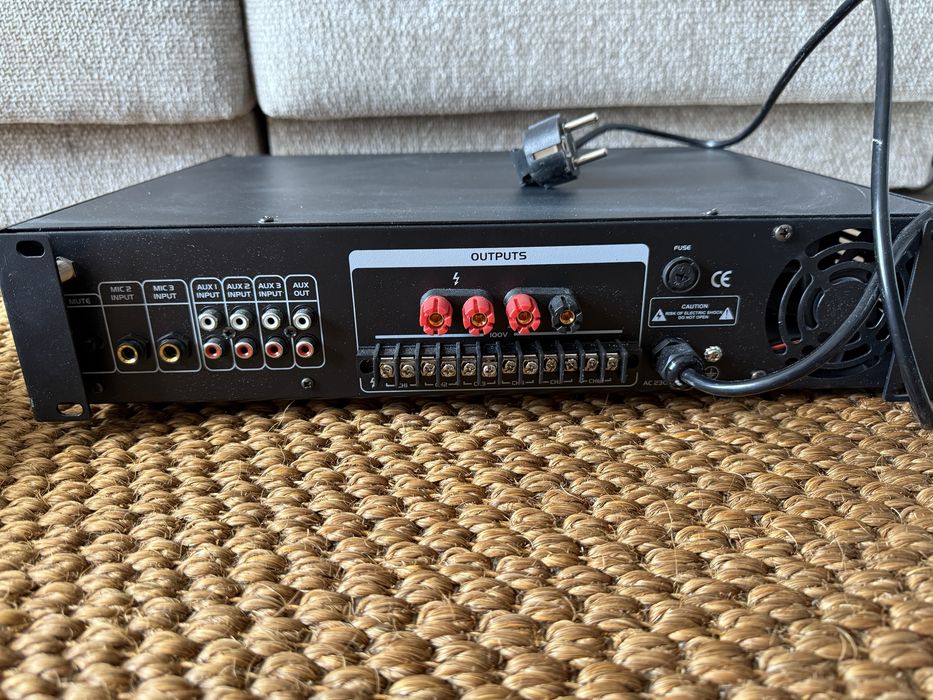 HQM 2250BC Wzmacniacz strefowy 100V 250W High Quality Music