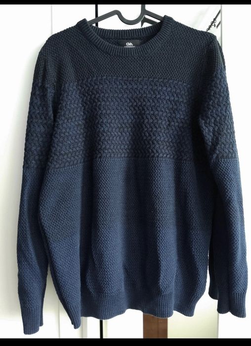 Granatowy sweter Clockhouse L