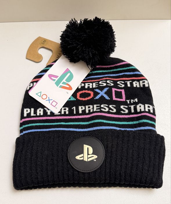 Czapka zimowa z pomponem Playstation S/M nowa z metką