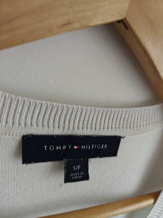 Tommy Hilfiger damski sweter sweterek logowany S/M