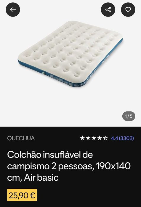 Tenda black and fresh (3 pessoas) + colchão