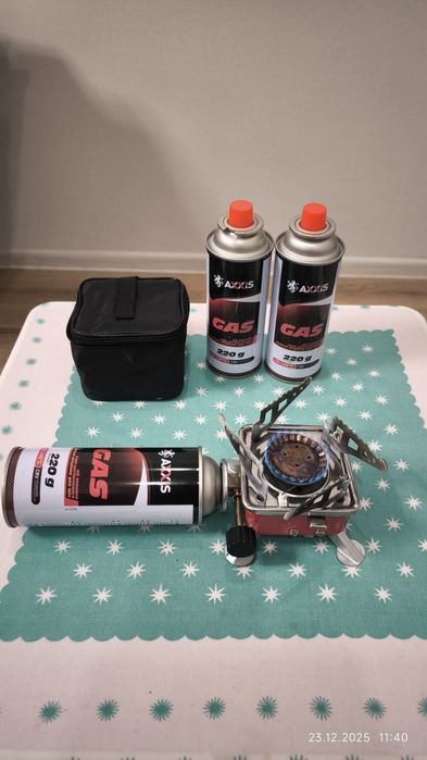 Портативна газова плитка Intertool