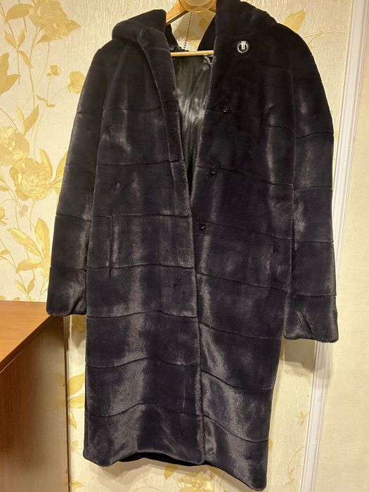 Шикарна шубка з штучного хутра