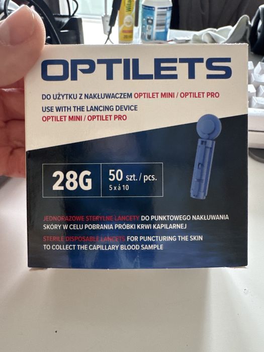 Optilets 28G 50 szt./pcs