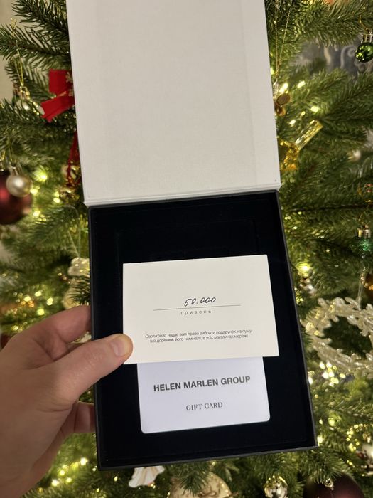 Сертифікат Helen Marlen Group gucci