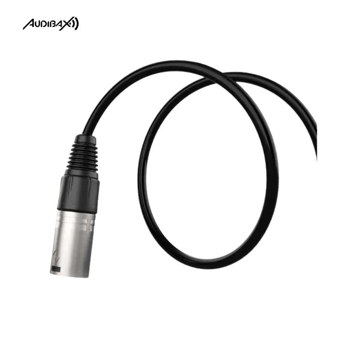 Pack 5 Cabos XLR macho - XLR fêmea 3 M