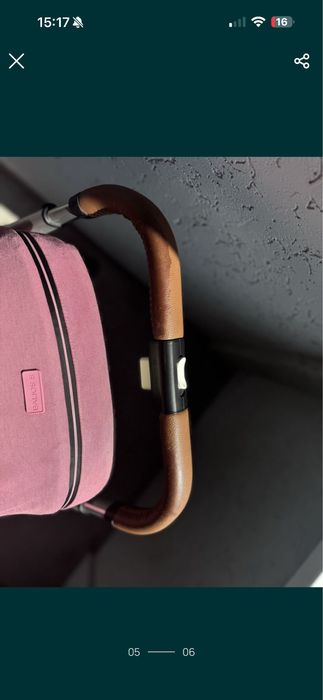 Cybex Balios S Lux 2в1 / рожевий / зимовий конверт / муфта