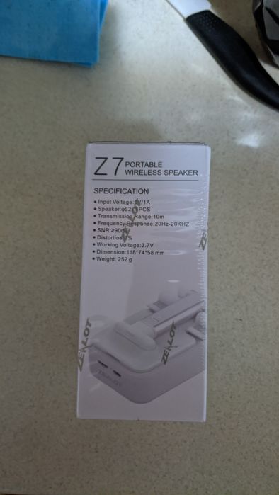 Zealot Z7 Портативна блутуз колонка держатель для смартфона-планшета