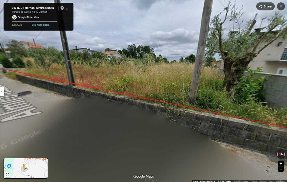 Terreno Urbano para Construção – 1.526 m² – Parada de Gonta, Tondela
